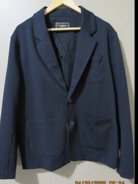 Liverpool Knit Blue Sport Coat - Large